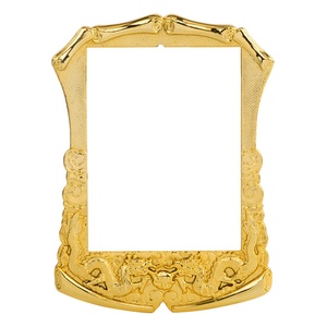 High Quality Cheap Custom Awards Blank Shield Award Plastic Crafts Photo Frame for Matches Tournaments