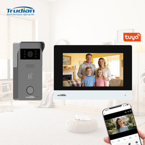 Systèmes d'interphone Trudian à 2 fils, étanches IPX65, connectables à l'application TUYA, pour kit de système de sécurité domestique - Product Image 1