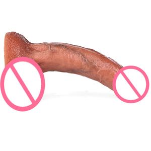 Pene Artificial, Palo <span class=keywords><strong>de</strong></span> Masturbación Manual, Dildo Curvo para Mujeres, 376g <span class=keywords><strong>de</strong></span> Peso, <span class=keywords><strong>Juguetes</strong></span> Sexuales para Parejas, Productos Eróticos para Adultos - Product Image 4