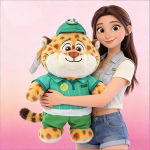 Juguetes de Peluche de la Serie de Dibujos Animados del Zoológico, Lindos y Suaves al Tacto, Judy, Nick, Lightning, Leopard, Candy, Regalos de Cumpleaños - Product Image 6