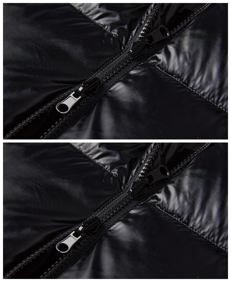 Áo khoác ngoài trời mùa đông dành cho nam Quần áo ngắn 2 mặt 100% Polyester 12
