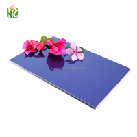 Matériaux de construction Revêtement mural Panneau Acp Miroir antibactérien Violet Aluminium Composite Façade Mur Acp Feuille pour Bâtiment