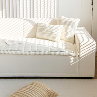 Nouvelle Housse de Canapé en Velours Côtelé 2025 – Housse Arrière Antidérapante en Cuir Lavable pour Coussin de Salon Simple – Idéale pour l'Automne