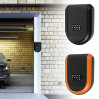Boîte à clés magnétique rectangulaire avec serrure à code à 4 chiffres, boîte à clés secrète cachée en plastique pour voiture, compartiment secret portable