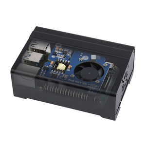 Boîtier en alliage d'aluminium de qualité industrielle dédié à la Raspberry PI 4, avec ventilateur de refroidissement/dissipateur thermique - Product Image 3