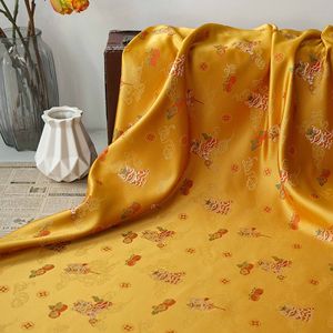 Nieuwe stijl brokaat jacquard stof, garengeverfde stof, geweven stof voor Tang pak vest, kinder nieuwjaarskostuum, Qipao damesjurk - Product Image 3