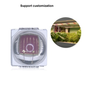LED SMD Rouge <span class=keywords><strong>3030</strong></span> 0.5W 655-660nm 15-20LM à puce AlGaN pour la croissance des plantes avec service de conception d'éclairage et durée de vie de 50000H - Product Image 1