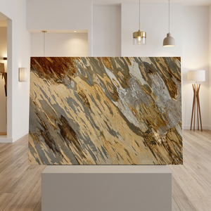 Precio Competitivo, Revestimiento de Piedra Natural 100% Flexible, Acabado Decorativo de Pizarra, Certificado CE, Longitud Máxima de 305 cm - Product Image 3