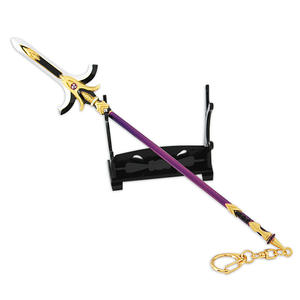 LLavero de impacto <span class=keywords><strong>Genshin</strong></span>, figura de Anime, juego de espada de Metal, miniarma, modelo de regalo, novedad de <span class=keywords><strong>2023</strong></span> - Product Image 6