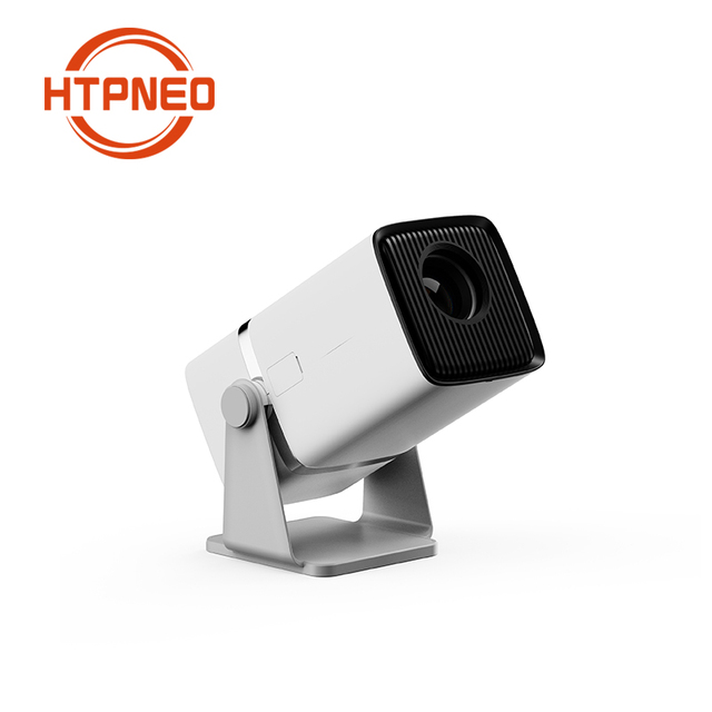HTP Mini LED Projector 1080p 4K Support Portable WiFi 6 Android 11 Built-in Speakers Home Theater LCD Display
