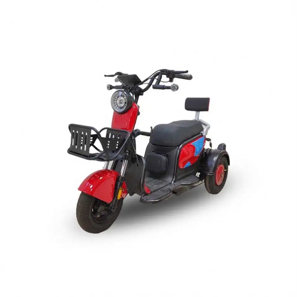 Best Seller Wide Tyre Motorized Tricycle For Passengers Battery Power Auto Rickshaw