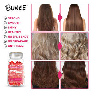 Buneeベストセラー60個のヘアカプセルで、ビタミンが豊富なヘアセラムで最高のヘアリペアを実現独自のロゴを作成 - Product Image 5