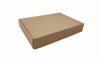 Boîte en Carton Ondulé Kraft Personnalisée 30x21,5x5 cm, Échantillon Gratuit, Vente en Gros, Emballage Léger Marron pour Expédition, Boîte Avion