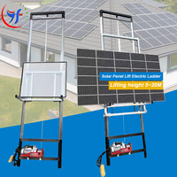 Échelle élévatrice solaire de sécurité 4-18m pour l'installation de modules photovoltaïques