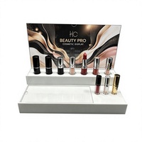 Support d'affichage cosmétique en acrylique transparent personnalisé OEM ODM avec logo, présentoir multifonctionnel en plexiglas pour maquillage, soins de la peau, beauté, parfums