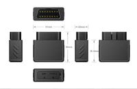 Jimiiot VL512 Concox 4G LTE OBD2 Plug & Play Traceur GPS de Véhicule Jimi Iot