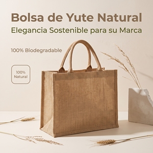 Bolsa de Yute Resistente para Actividades al Aire Libre, Diseño Práctico para Picnic y Paseos en la Playa, Acepta Personalizaciones - Product Image 1