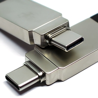 Clé USB OTG Type-C en métal 8 Go-512 Go, mini clé USB pour téléphone Android, tablette, PC