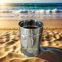 Tambour à huile liquide Fusti en acier inoxydable de qualité alimentaire de 200 litres et tambour à huile d'olive