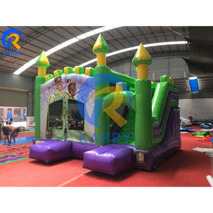 Brincolín Inflable para Jardín con Tobogán, Castillo Inflable para Niños, Brincolín Comercial Inflable de PVC Resistente - Product Image 2