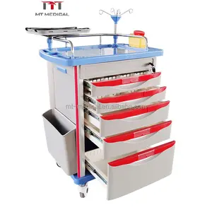 Hospital Cart Trolley MT MEDICAL Emergency Crash Cart Emergency Trolley Hospital Medical Emergency Crash Cart Trolley Manufacturers