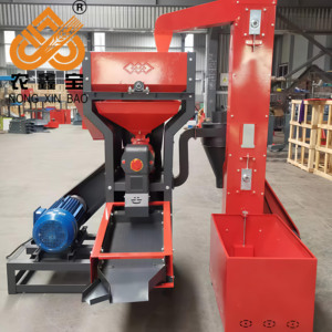 เครื่องกัดข้าวเครื่องยนต์ดีเซลอัตโนมัติขนาดเล็ก500-600กก. ต่อชั่วโมงพร้อมอุปกรณ์ทางการเกษตรความจุสูง - Product Image 4