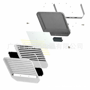 Projecteur LED 100W à puce COB, large faisceau, montage mural, haute luminosité, étanche pour extérieur, idéal pour stades - Product Image 3