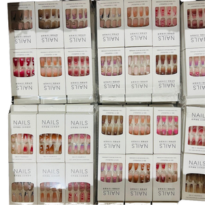 <span class=keywords><strong>Uñas</strong></span> Postizas Acrílicas de Diseño Francés Hechas a Mano Neissry, <span class=keywords><strong>Uñas</strong></span> de Lujo al por Mayor, <span class=keywords><strong>Uñas</strong></span> Postizas 3D con Forma de Ataúd - Product Image 2