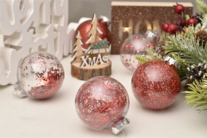 Vente flash : Boules <span class=keywords><strong>de</strong></span> Noël transparentes en PET <span class=keywords><strong>de</strong></span> 6 cm <span class=keywords><strong>et</strong></span> décorations pour arbre <span class=keywords><strong>de</strong></span> Noël, fournitures <span class=keywords><strong>de</strong></span> décoration pour fêtes <span class=keywords><strong>et</strong></span> festivals avec <span class=keywords><strong>photo</strong></span> personnalisée - Product Image 5