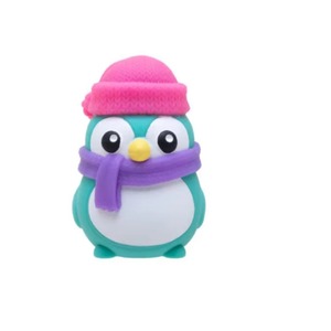 Christmas Scarf <b>Hat</b> Penguin Squeeze Toy Penguin Squishy Toy Slow Rebound Solid Squish Sensory Stress Relief Fidget Novelty Desk - Product Image 4