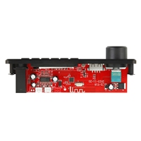 Tarjeta Decodificadora de Audio Digital para Coche, 12V 50W, con Micrófono, USB, TF, Radio FM, Altavoz, Manos Libres, Reproductor MP3 y Grabadora de Voz