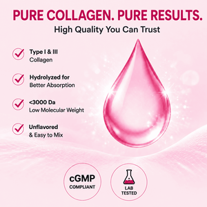 Colágeno Bovino Hidrolizado Tipo I y III en Polvo, 90% Proteína de Colágeno, Elasticidad de la Piel, Reducción de Arrugas, Movilidad Articular, Fuerza Ósea - Product Image 3