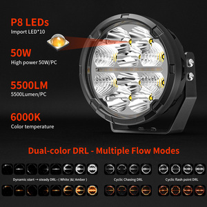 Nuevo Kit de Barra de Luces LED Modular Enlazable para Parachoques Delantero y Techo de 42 y 22 Pulgadas, 12V 24V, con DRL, para UTV - Ideal para Aventuras Todoterreno - Product Image 5