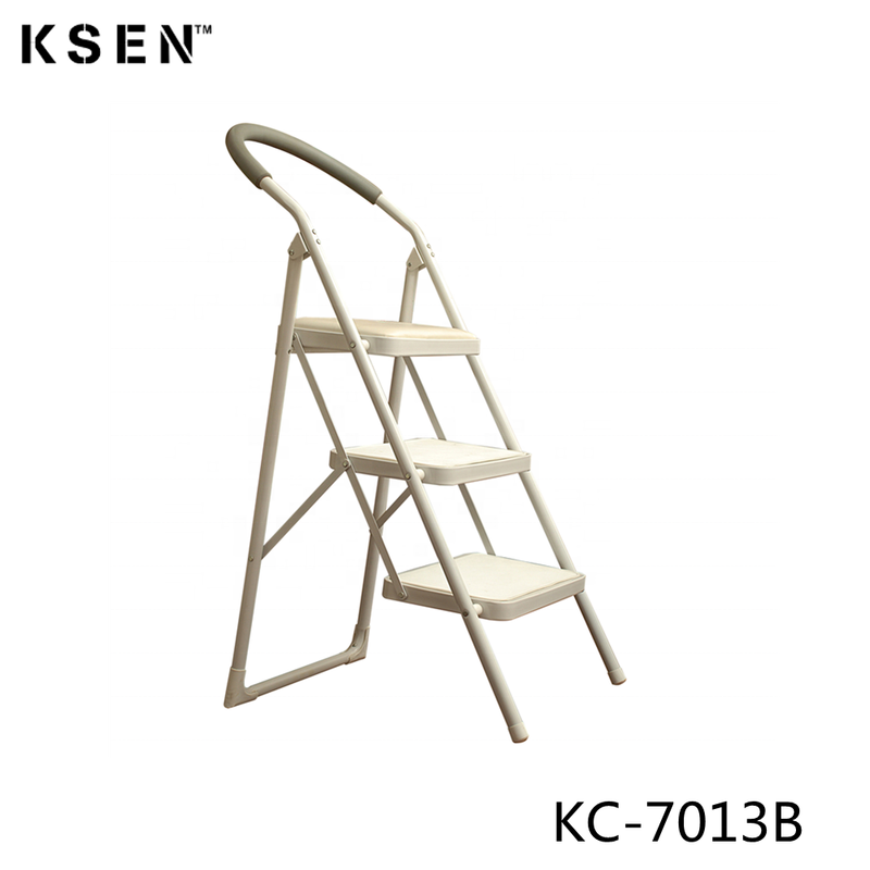 Wholesale 2 Step Folding Steel Ladder
