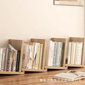 Estante de madera para libros, estante de almacenamiento de escritorio simple para la organización de libros en el hogar y la oficina - Product Image 4