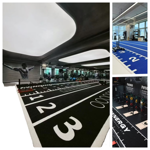 Tapis <span class=keywords><strong>de</strong></span> sol <span class=keywords><strong>de</strong></span> gym <span class=keywords><strong>en</strong></span> <span class=keywords><strong>gazon</strong></span> artificiel 20 mm <span class=keywords><strong>en</strong></span> polyéthylène, imperméable, ignifuge et résistant à l'usure, avec logo personnalisé pour piste <span class=keywords><strong>de</strong></span> luge intérieure - Product Image 1