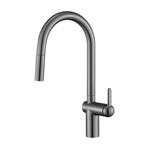Art Basin Mixer Single Handle Pull Out <b>Spray</b> Modern Kitchen Faucet Deck <b>Mounted</b> Ceramic Valve Core - Product Image 5