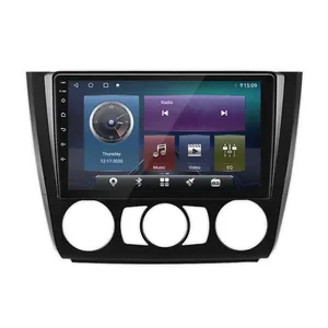Radio con GPS para coche, reproductor con Android, pantalla táctil de 9 pulgadas, estéreo, sistema de navegación, vídeo, para BMW E90