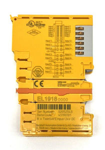 BECKHOFF EL1918 |   Terminal EtherCAT, entrada digital de 8 canales, 24 V CC, TwinSAFE, TwinSAFE - Product Image 3