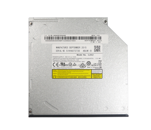 Original SATA 9.5mm Ultra-thin Drive UJ8G2 Series Internal Notebook Computer Optical Drive CD/DVD Burner/writer