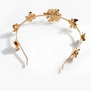 عصابة رأس معدنية كبيرة على الطراز الأوروبي والأمريكية عالية الجودة لربيع وصيف الشعر التبعي للفتيات - Product Image 5