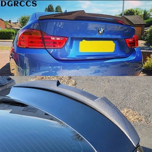 สปอยเลอร์หลังคาร์บอนไฟเบอร์ขัดเงาแบบไม่เจาะรู สำหรับรถยนต์ BMW ซีรีส์ 4 F36 4 ประตู รุ่นแกรนคูเป้ M4 ปี 2014-2019 พร้อมเทปติดตั้ง - Product Image 5