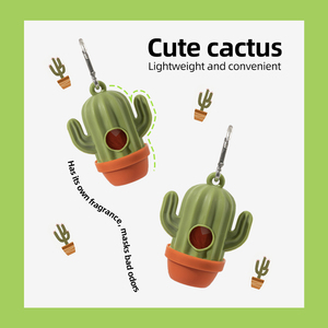 Support de sacs à déjections canines en plastique écologique en forme de cactus de haute qualité pour la vente en gros, distributeur de sacs à déjections avec un rouleau de sacs inclus - Product Image 5