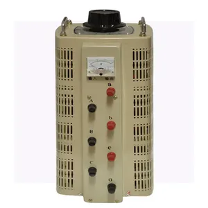 TSGC2-15KVA Three Phase 380V AC Voltage Regulator 0-43V Contact Type Transformer Variac with CE Certification for SVC Use