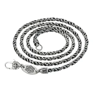 BOCAI S925 Sterling Silber Halskette für Männer und Frauen Neue Vajra-Stößel Sechssilben-Mantra Reines Argentum Feiner Silberschmuck - Product Image 1