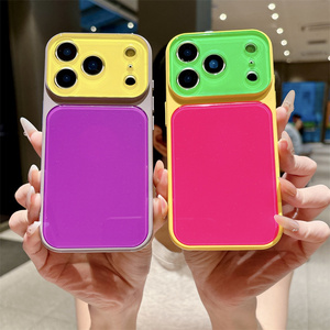 เคสโทรศัพท์มือถือ iPhone 18 17 16 15 14 Pro Max ลายเลนส์นีออนสีรุ้งสดใส แบบไล่เฉดสีดอกทานตะวัน Dopa mine - Product Image 2