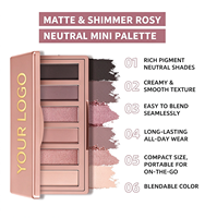 Palette de fards à paupières waterproof scintillants et mats de votre marque – Maquillage naturel longue tenue, pigmenté, végétalien, marque privée