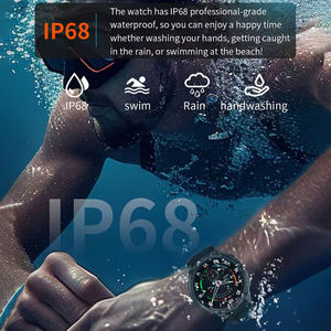 Montre connectée sportive pour homme HT33 2026 1100mAh avec écran IPS, bracelet en silicone, étanche IP68, suivi du sommeil, unisexe - Product Image 6