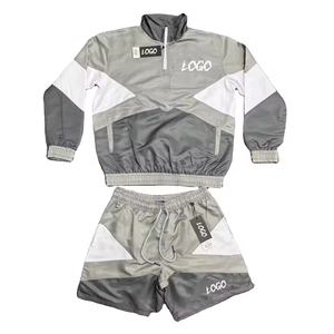 Tute Sportive Personalizzabili OEM, Set Streetwear <span class=keywords><strong>in</strong></span> Nylon per <span class=keywords><strong>Uomo</strong></span>, Felpa <span class=keywords><strong>in</strong></span> Spugna Francese 320gsm, Pantaloni da Jogging - Product Image 1