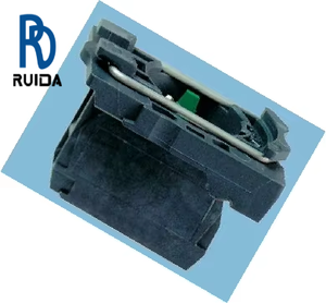 Zb5az1045 Contact <b>Block</b>, 2 No Contacts, Includes Base/fixed <b>Mounting</b> Ring, Harmony Xb5 Series. - Product Image 1
